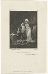 Zadig en Almona by Jan Baptist Tetar van Elven