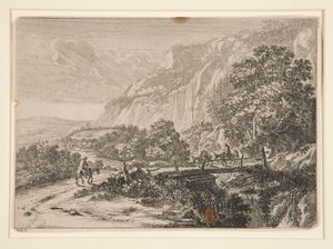 Ahşap köprü. Tivoli Yakın Sulmona. by Jan Both