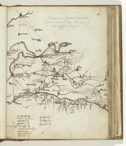 Doetinchem ve Venlo arasındaki bölgenin haritası by Jan Brandes