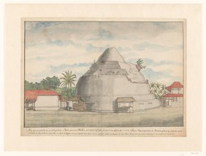 Kalyani stupa op Seylan by Jan Brandes