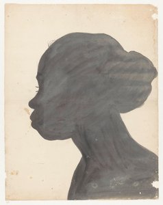 Silhouetportret van Flora by Jan Brandes