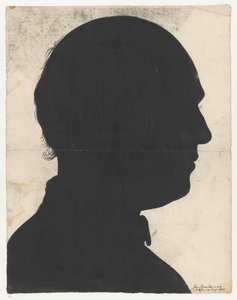 Silhouetportret van Jan Brandes by Jan Brandes
