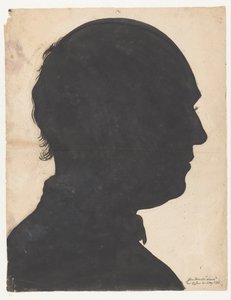 Silhouetportret van Jan Brandes by Jan Brandes