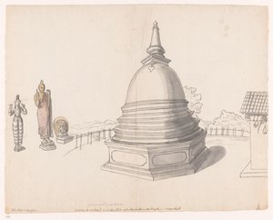 Singalce stupa te Moegerikalle by Jan Brandes