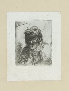 Bebaarde oude adam muts bir araya geldi Komplet Gravür Çalışması, John Chalon / Oeuvre Complette des Eaux Fortes par Jean Chalon (seri başlığı) by Jan Chalon