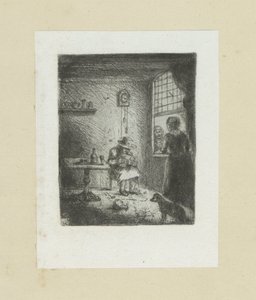 Interieur bir araya geldi lezende man The Compleat Work of Gravürler by John Chalon / Oeuvre Complette des Eaux Fortes par Jean Chalon (seri başlığı) by Jan Chalon