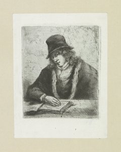 Lezende adam çapa koyar Komplet Gravür Çalışması, John Chalon / Oeuvre Complette des Eaux Fortes par Jean Chalon (seri başlığı) by Jan Chalon
