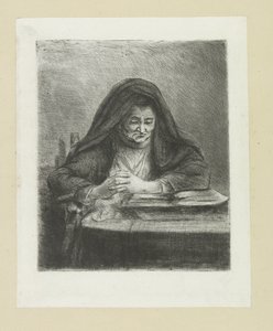 Lezende vrouw Komplet Gravür Çalışması, John Chalon / Oeuvre Complette des Eaux Fortes par Jean Chalon (seri başlığı) by Jan Chalon