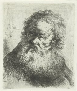 Sakallı yaşlı adam by Jan Chalon