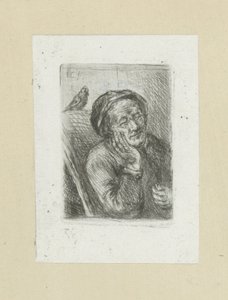 Slapende oude adam bir araya geldi vogel Komplet Gravür Çalışması, John Chalon / Oeuvre Complette des Eaux Fortes par Jean Chalon (seri başlığı) by Jan Chalon