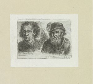 twee manen Komplet Gravür Çalışması, John Chalon / Oeuvre Complette des Eaux Fortes par Jean Chalon (seri başlığı) by Jan Chalon