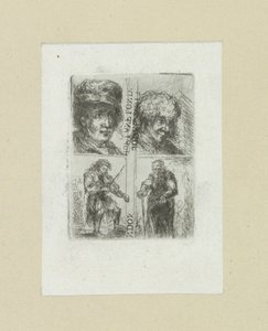 Vier manen Komplet Gravür Çalışması, John Chalon / Oeuvre Complette des Eaux Fortes par Jean Chalon (seri başlığı) by Jan Chalon