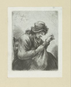 Vrouw naald