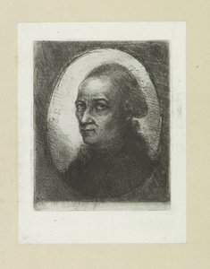 Zelfportret van Jan Chalon Komplet Gravür Çalışması, John Chalon / Oeuvre Complette des Eaux Fortes par Jean Chalon (seri başlığı) by Jan Chalon
