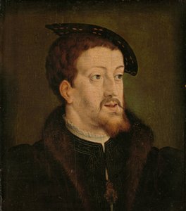 Charles V, Kutsal Roma İmparatoru portresi by Jan Cornelisz Vermeyen (manner of)