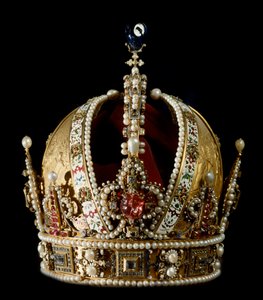 Habsburglu Kutsal İmparatorluk İmparatoru II. Rodolph (1552-1612) tacı. Kuyumcu Jan Vermeyen