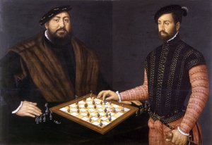 John Frederick the Magnanimous satranç oynarken, 1552