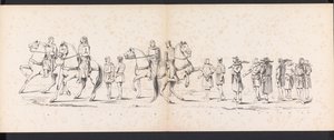 Leiden öğrencilerinin maskeli balosu, 1865 (levha 10) Leiden öğrenci birliğinin üyeleri tarafından 6 Haziran 1865