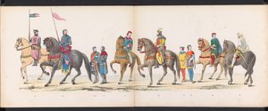 Leiden öğrencilerinin maskeli balosu, 1865 (levha 12) Leiden öğrenci birliğinin üyeleri tarafından 6 Haziran 1865