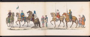 Leiden öğrencilerinin maskeli balosu, 1865 (levha 14) Leiden öğrenci birliğinin üyeleri tarafından 6 Haziran 1865