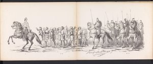 Leiden Öğrencilerinin Maskeli Balosu, 1865 (levha 15) Leiden öğrenci birliğinin üyeleri tarafından 6 Haziran 1865