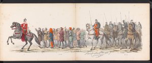 Leiden Öğrencilerinin Maskeli Balosu, 1865 (levha 15) Leiden öğrenci birliğinin üyeleri tarafından 6 Haziran 1865