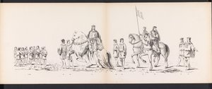 Leiden Öğrencilerinin Maskeli Balosu, 1865 (levha 7) Leiden öğrenci birliğinin üyeleri tarafından 6 Haziran 1865