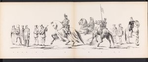 Leiden Öğrencilerinin Maskeli Balosu, 1865 (levha 8) Leiden öğrenci birliğinin üyeleri tarafından 6 Haziran 1865