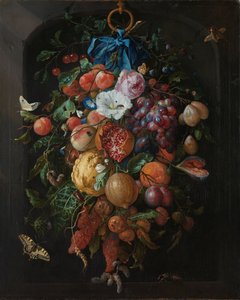 Meyve ve Çiçek Festonu Meyve ve Çiçek Festonu by Jan Davidsz de Heem
