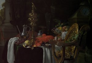 Natürmort: Bir Ziyafet Sahnesi, muhtemelen ca. 1640-41. by Jan Davidsz de Heem