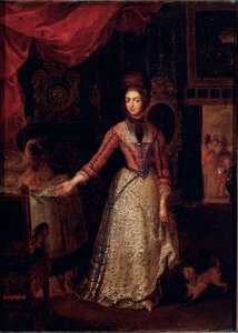 Anna Maria Luisa de Medicis Portresi (1667-1743) Jan Frans Van Douven (1656-1727) tarafından 1700 dolaylarında Galleria Palatina, Uffizi galerisi, Floransa -Anna Maria Luisa de 