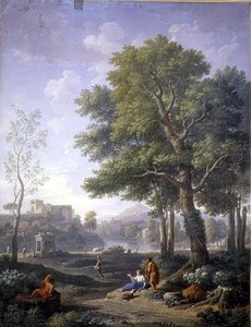 Belvedere ile Capriccio manzarası by Jan Frans van Bloemen