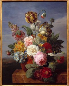 Vazoda Çiçekler Tablosu Jan Frans Van Dael (1764-1840) (ec.flam.) 1810 Dim. 0,62x0,49 m Orleans, Güzel Sanatlar Müzesi
