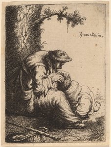 Bir Çocuktan Kaçan Dilenci Kadın, 1632.