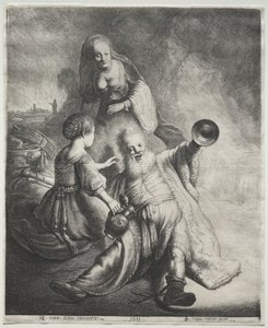 Lût ve Kızları by Jan Georg van Vliet