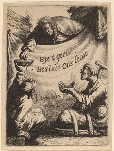 Başlık Sayfası: Sadaka Alan İki Sakat, 1632. by Jan Georg van Vliet