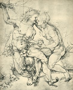 Adem ve Havva, 1520-1525, 1943. by Jan Gossaert