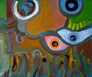 Gözler Gördüklerine İnanmaz, 2009 (tuval üzerine yağlı boya) by Jan Groneberg