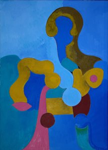 Küçük Sfenks, 2009 (tuval üzerine yağlı boya) by Jan Groneberg