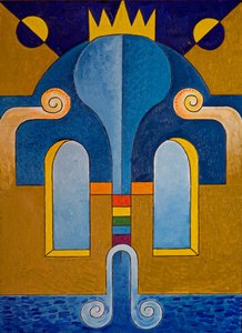 Gelin, 2006 (tahta üzerine yağlı boya) by Jan Groneberg