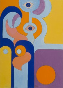 Kraliçe sağlıklı bir erkek bebek dünyaya getirdi, 2009 (tuval üzerine yağlı boya) by Jan Groneberg