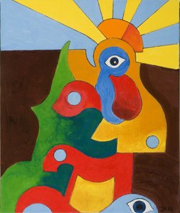 Küçük Bebek-Cock, 2009 (tuval üzerine yağlı boya)