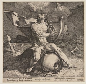 Yunus Üzerindeki Arion by Jan Harmensz. Muller
