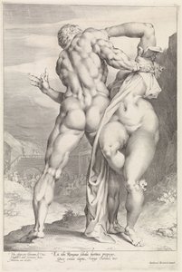 Bir Sabine kadınının soygunu, arka görüş Bir Sabine Kadınının Soygunu (dizi adı) by Jan Harmensz. Muller