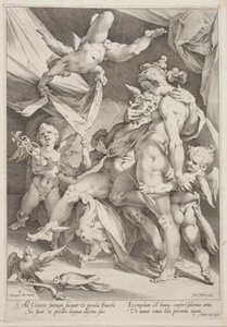 Venüs ve Merkür by Jan Harmensz. Muller
