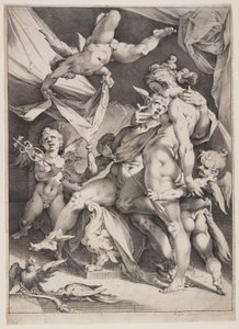 Venüs ve Merkür by Jan Harmensz. Muller