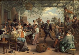 Dans Eden Çift by Jan Havicksz. Steen