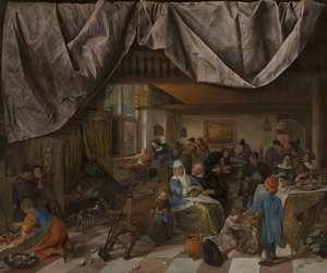 İnsanın Hayatı, c. 1665 by Jan Havicksz. Steen