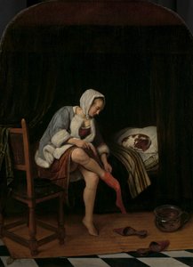 Kadın tuvaletinde Kadının tuvaleti by Jan Havicksz. Steen
