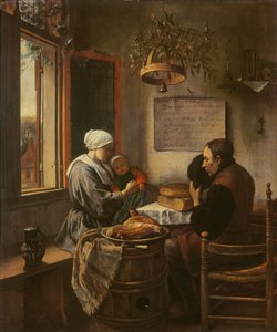 Etten Önce Grace, 1660 by Jan Havickszoon Steen